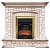 Каминокомплект Royal Flame Preston белый (слоновая кость с патиной)+Majestic FX Brass (Престон)