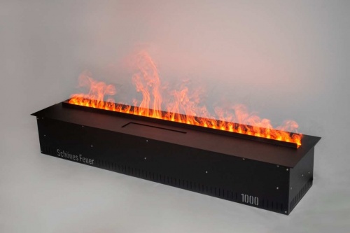 Электроочаг Schönes Feuer 3D FireLine 1000 Pro со стальной крышкой в Ростове-на-Дону