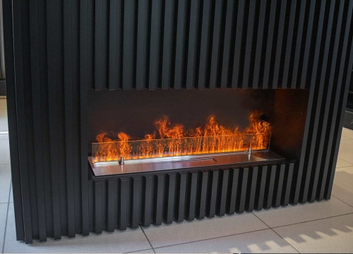 Электроочаг Schönes Feuer 3D FireLine 600 со стальной крышкой в Ростове-на-Дону